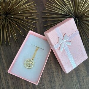 New luxury circle necklace authentic handmade on unbranded chain